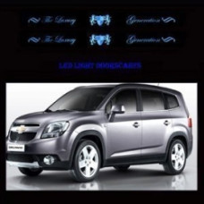ARTX CHROME LED DOOR SCUFF PLATES CHEVROLET ORLANDO 2011-13